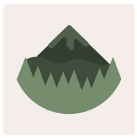 mountain-and-trees-on-pink-background