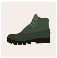hiking-boot-on-pink-background