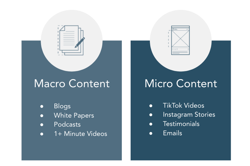 examples of macro and micro content