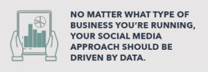 No matter what type of business you're running, your social media approach should be driven by data