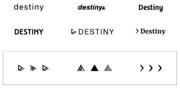 Destiny logo creation process