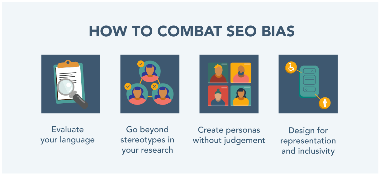 How to Combat SEO Bias graphic