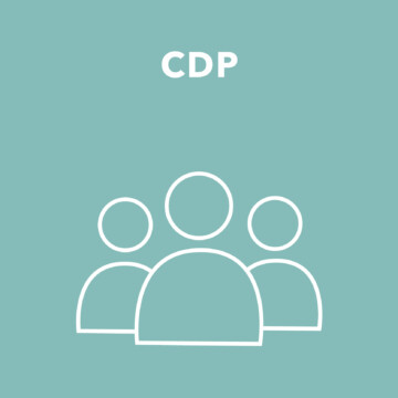 CDP Graphic in Blue