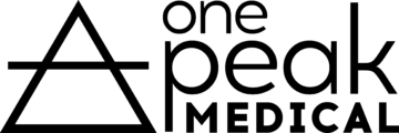 one peak medical logo black