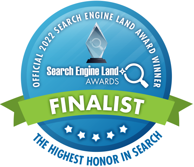 Search Engine Land 2022 Finalist Award