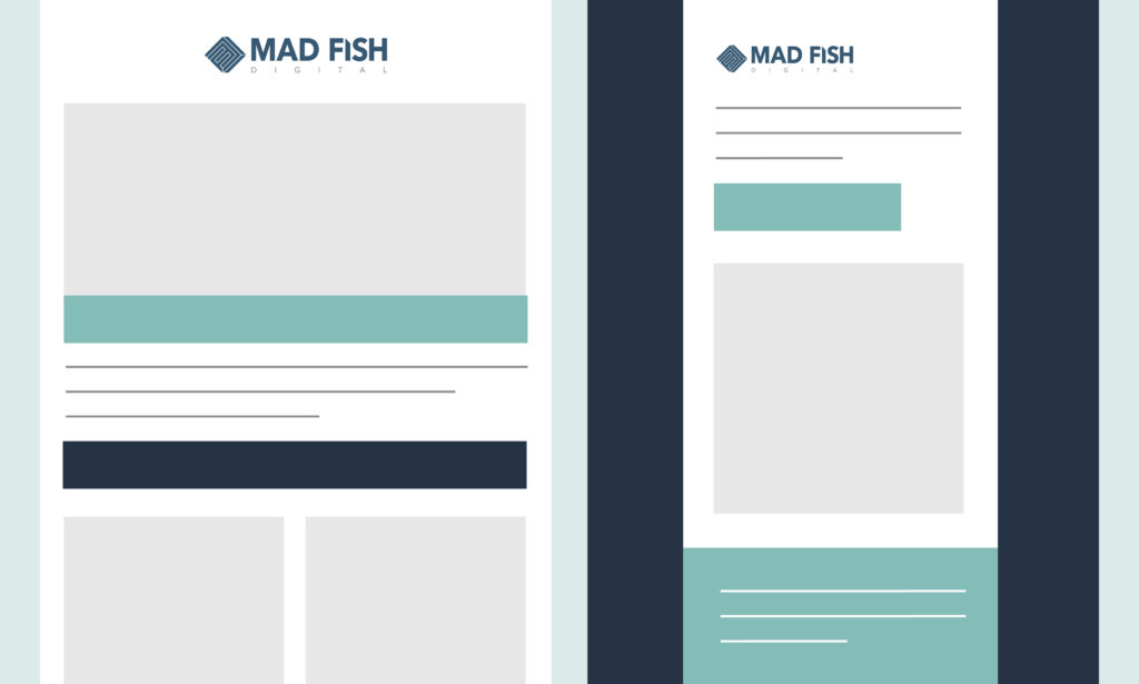 Mad Fish Digital's email newsletter template.