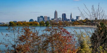 Edgewater Beach in Cleveland, Ohio.
