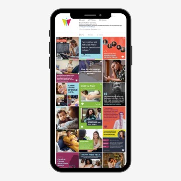 Woman Healthcare instagram grid